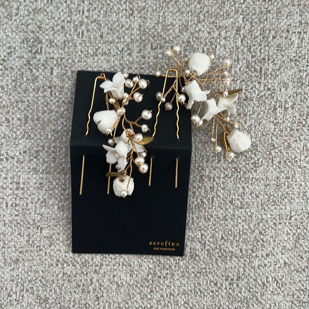 Beautiful hair pins from BHLDN
